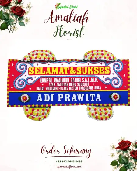 Papan Bunga Ucapan Selamat Masaran