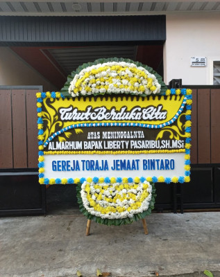 Papan Bunga Duka di Masaran